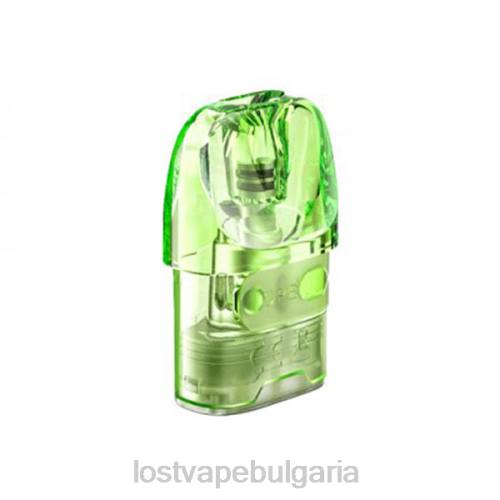 Lost Vape Цена - Lost Vape URSA заместващи подс 0T6L213 зелено (2,5 ml празна касета за капсули)