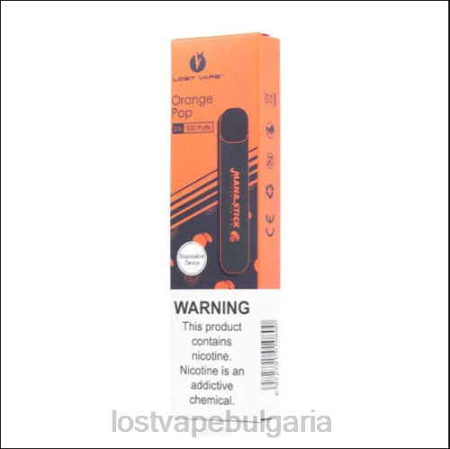 Lost Vape Цена - Lost Vape Mana стик за еднократна употреба | 300 впръсквания | 1,2 мл 0T6L523 портокалов поп 5%