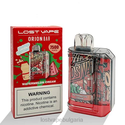 Lost Vape Wholesale - Lost Vape Orion бар за еднократна употреба | 7500 впръскване | 18 мл | 50 мг 0T6L99 крем от диня